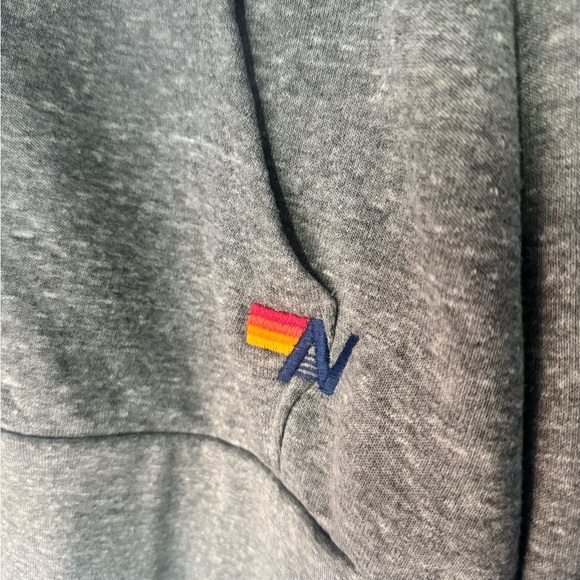 Aviator Nation Heather Gray 5 Stripe Hoodie - Picture 3 of 7